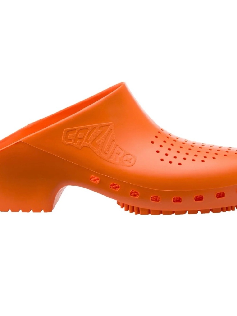 Orange Calzuro Clog Mule — Women or Men Slip-On Comfort Shoe